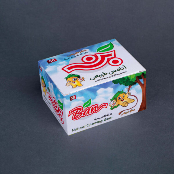 Ban natural chewing gum - classic taste - 50-digit box  - cellophane type
