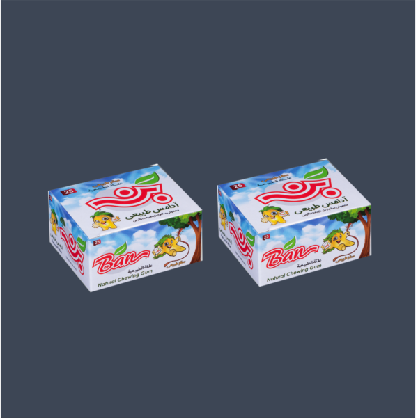Ban natural chewing gum - classic taste - 25-digit box - cellophane type
