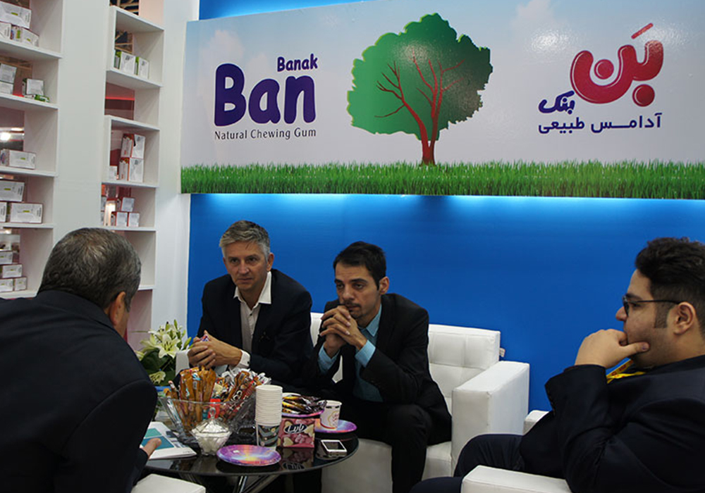 حضور نمایشگاهی شرکت آدامس طبیعی بن