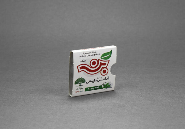 Ban natural chewing gum - mint flavor - 6-digit sheet  - blister type