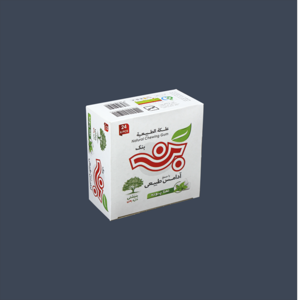 Ban natural chewing gum - mint flavor - 24-sheet mother box  - blister type