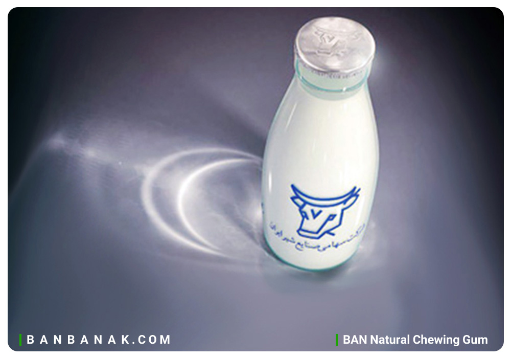 شیر با درپوش آلومینیومی نوستالژی